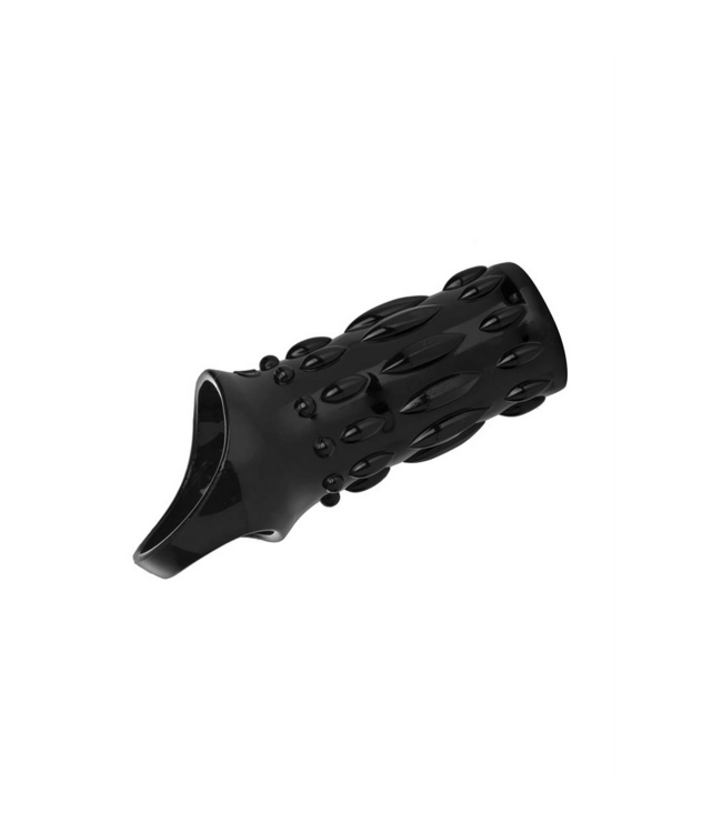 XR Brands Directe Erectieversterker Cock Sheath Met Textuur Voor Intense Stimulatie