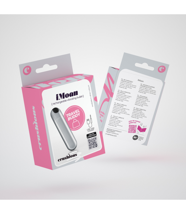 Crushious iMoan Rechargeable Bullet Vibrator - 10 Settings, Waterproof & Discreet
