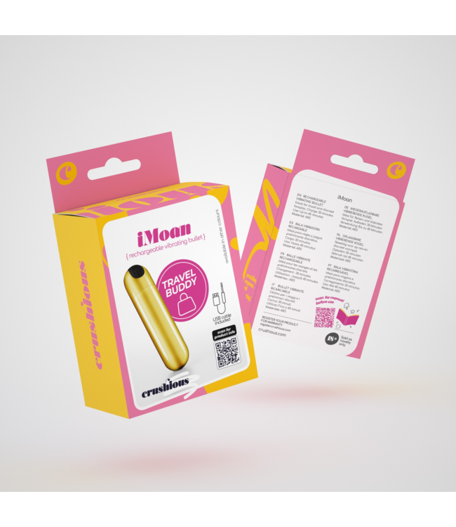 Crushious iMoan Gold Bullet Vibrator – Discreet, Powerful & Waterproof Pleasure