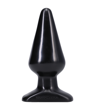 Doc Johnson Klassischer 6-Zoll Butt Plug Schwarz – Komfort & Sicherheit für Anfänger