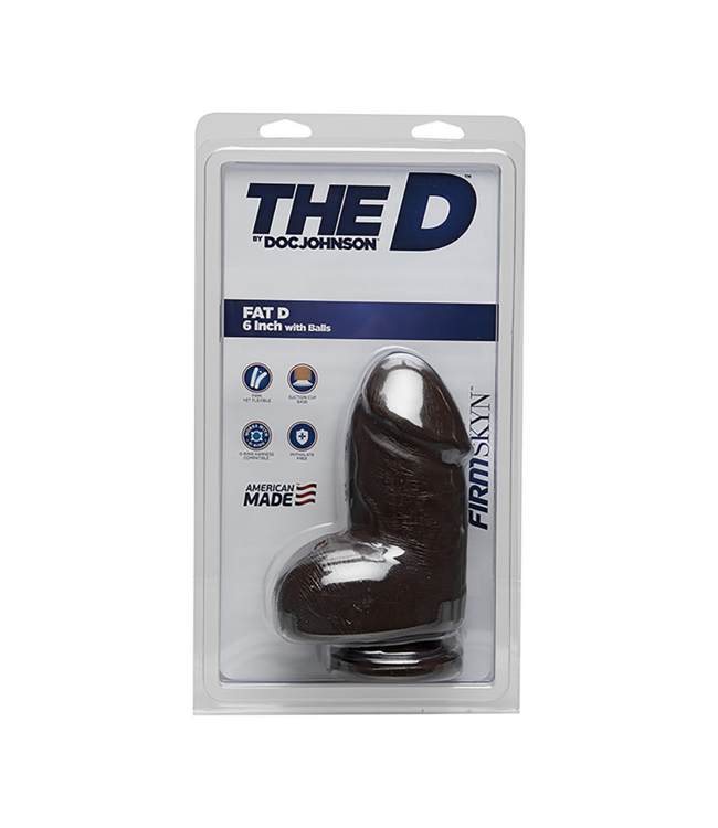 Doc Johnson Doc Johnson Realistische FIRMSKYN Dildo 15,8 cm Met Sterke Zuignap Bruin
