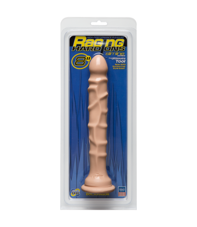 Doc Johnson Slimline Anale Dong Met Zuignap 21 cm - Realistisch Design & Veilig Materiaal