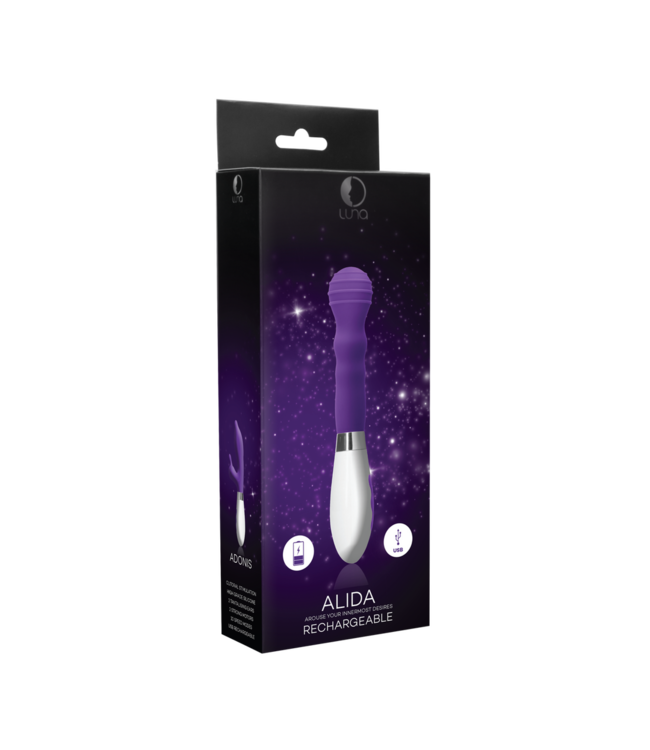 Luna by Shots Luna Oplaadbare Vibrator 10 Snelheden Medisch Siliconen USB Stille Motor