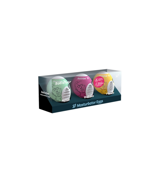 Satisfyer Satisfyer Masturbator Egg Set – Hautähnliches Vergnügen für intensive Empfindungen