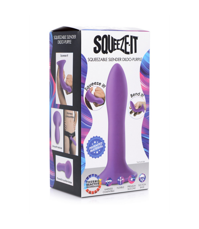 XR Brands Quetschbarer Dildo & transparente Nippelsauger für intensives Vergnügen