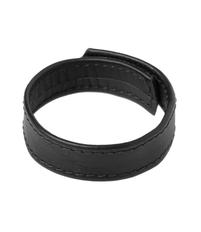XR Brands Adjustable Leather Velcro Cock Ring Voor Comfortabele Pasvorm