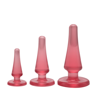 Doc Johnson Crystal Jellies Anal Progressie Set 7,4 cm | Veilig & Comfortabel Plezier