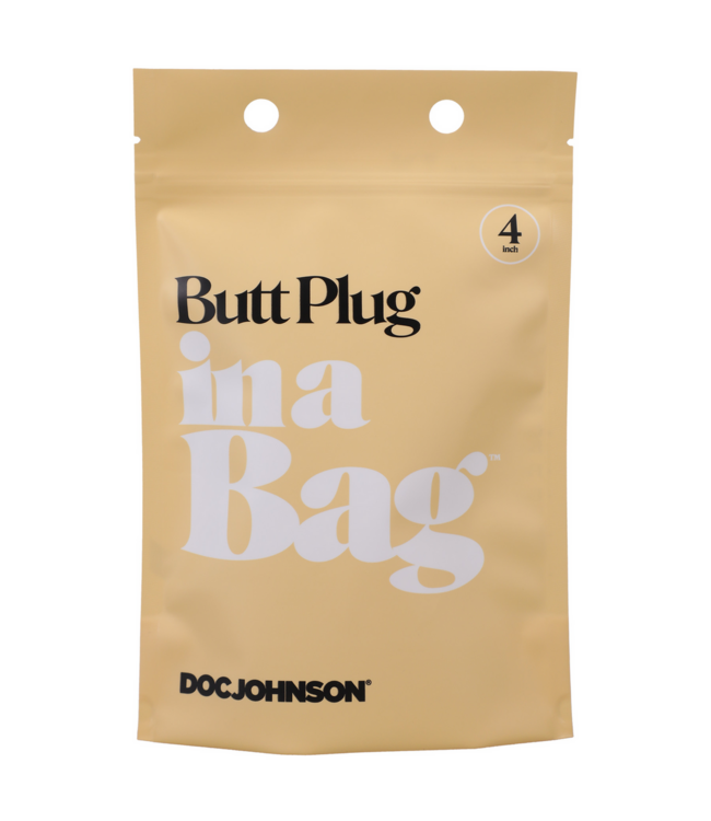 Doc Johnson Beginner-Friendly 10 cm Silicone Butt Plug for Comfortable Exploration