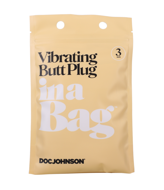 Doc Johnson Doc Johnson Vibrerende Butt Plug 1,9 cm Zwart Met 10 Vibratiefuncties