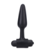 Doc Johnson Powerful 12.1 cm Black Vibrating Butt Plug - 10 Functions Silicone Pleasure