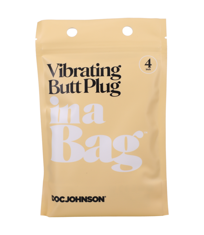 Doc Johnson Vibrierender Buttplug 10 cm - Komfortabel & Leistungsstark in Schwarz