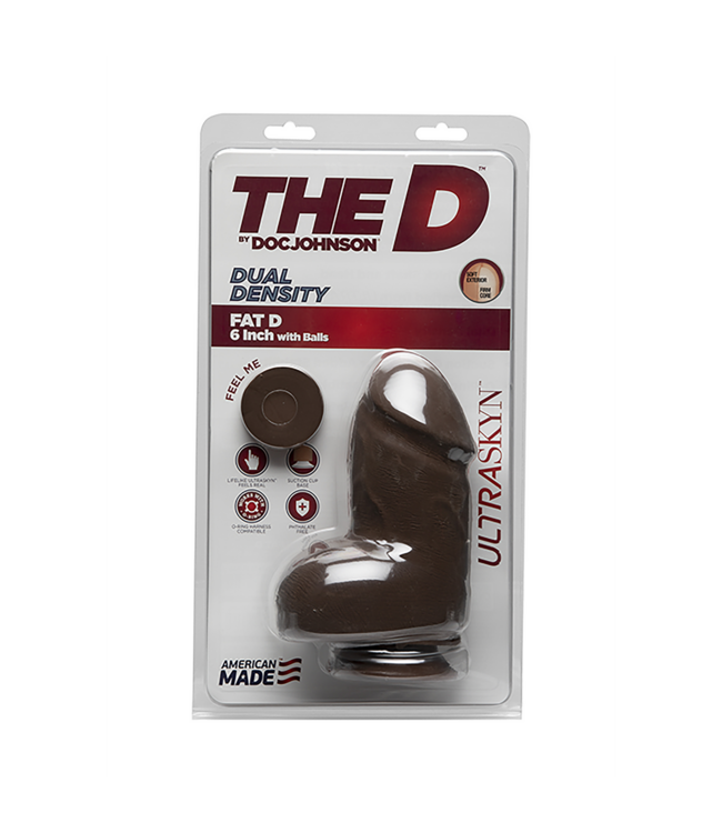 Doc Johnson Doc Johnson ULTRASKYN Realistische Dildo 15,8 cm Met Dikke Schacht En Zuignap