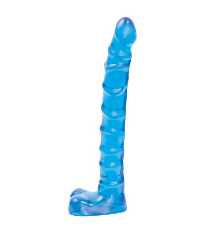 Doc Johnson Slimline 9 Ballsy 7.2 cm Cobalt Blue - Comfort for Anal Pleasure