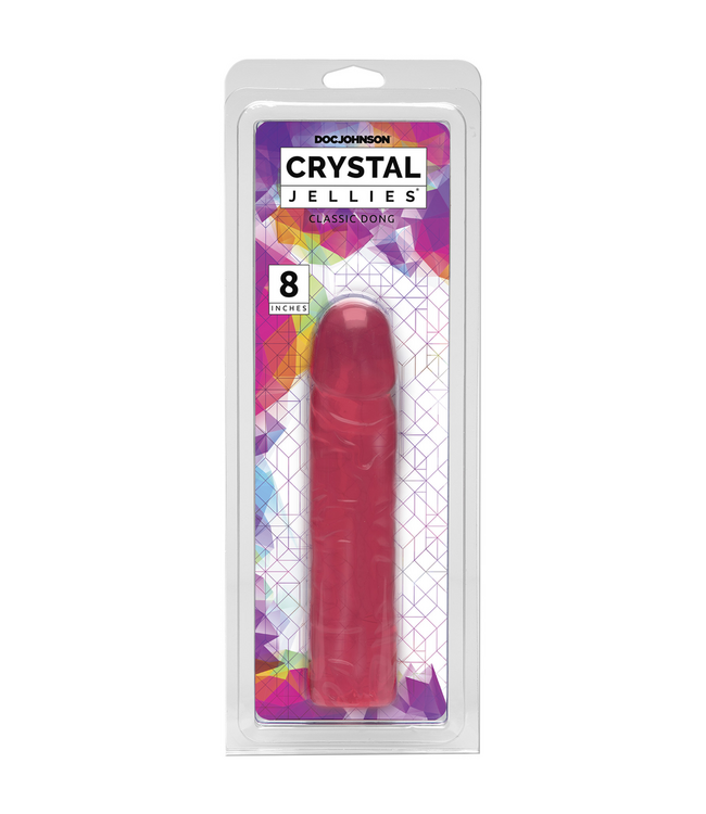 Doc Johnson Flexibler Classic Dong 19,3 cm – Glitzernd und Körperverträglich
