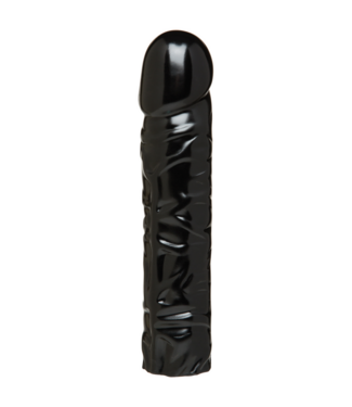 Doc Johnson CodeBlack 8-Inch Classic Dildo - Flexible, Veined, Body-Safe Pleasure