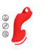 Loveline Loveline Textured Finger Vibrator Rood Met Meerdere Intensiteitsniveaus