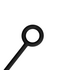 Ouch! Siliconen Anale Kralen Set Medium 3,7 cm 4 Stuks Met Trekring Zwart