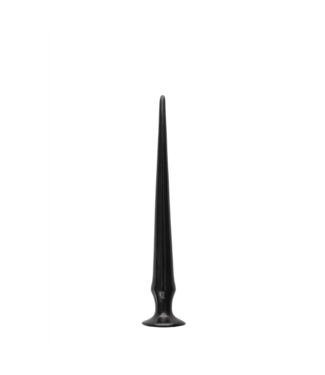 Ouch! Spike Dildo 34 cm Zwart PVC – Robuuste Extreme Prikkelervaring