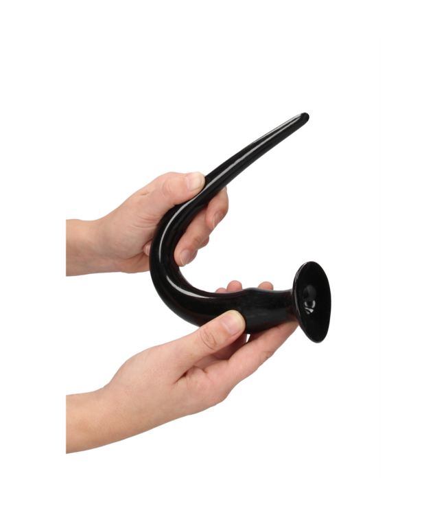 Ouch! Spike Dildo 34 cm Zwart PVC – Robuuste Extreme Prikkelervaring