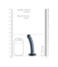 Ouch! Silicone G-Spot Dildo Met Gebobbelde Structuur En Sterke Zuignap 13,8 cm