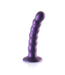 Ouch! Siliconen G-Spot Dildo 13,8 cm Met Zuignap en Metallic Paarse Kleur