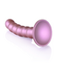 Ouch! Roségold G-Punkt-Dildo mit Perlen und Saugnapf 13 x 5,4 cm