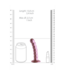 Ouch! Siliconen G-Spot Dildo Met Zuignap Roségoud 13 cm Voor Solo En Strap-on Gebruik