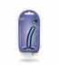 Ouch! Weicher Metallic-Blau G-Punkt-Dildo 12,4 cm mit Saugnapf
