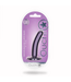 Ouch! Ouch! 6.2 cm Metallic Purple Soft Silicone G-Spot Dildo with Suction Cup