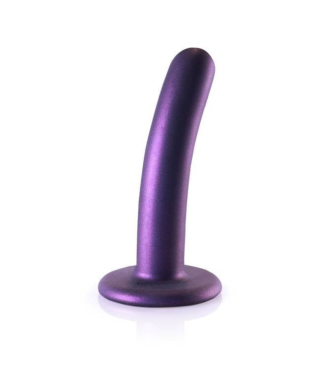 Ouch! Weicher 12 cm G-Punkt-Dildo aus Silikon - Metallic-Lila | Ouch!