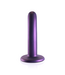 Ouch! G-Spot Dildo 12 cm Vloeibaar Siliconen Met Zuignap Metallic Paars