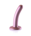 Ouch! Siliconen G-Spot Dildo 12 cm Met Zuignap Roze Metallic Afwerking