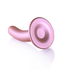 Ouch! Siliconen G-Spot Dildo 12 cm Met Zuignap Roze Metallic Afwerking