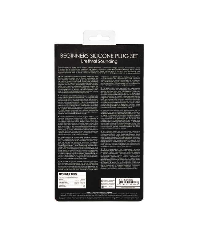 Ouch! Silicone Beginner Plug Set - Safe & Comfortable with Smooth Tip