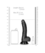 RealRock RealRock 9cm Curved Realistic Dildo with Suction Cup for Ultimate Pleasure