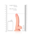 RealRock RealRock Curved 9cm Dildo with Suction Cup for Ultimate Pleasure