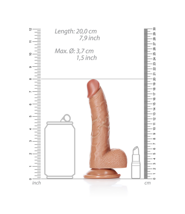 RealRock RealRock 9cm Realistic Dildo with Suction Cup for G-Spot Pleasure