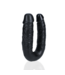 RealRock RealRock U-Shaped Double Dildo - 12.7cm Black, Realistic Veins