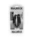 RealRock RealRock U-Shaped Double Dildo - 12.7cm Black, Realistic Veins
