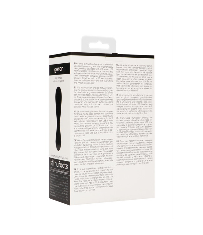 Simplicity Anal Boy Anale Vibrator 8,8 cm | 10 Vibratiesnelheden USB Oplaadbaar Siliconen