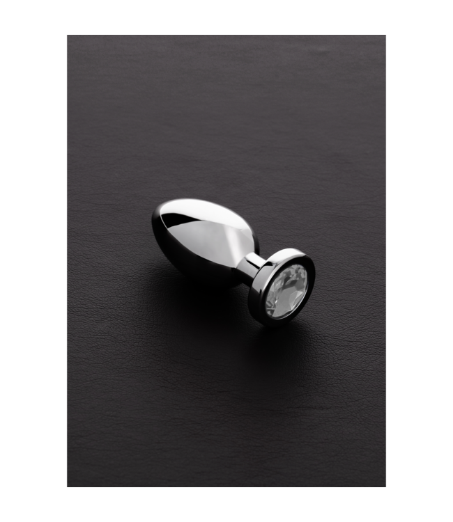 Steel by Shots Roestvrijstalen Butt Plug Met Glasgeslepen Edelsteen 5,9 cm