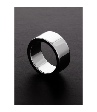 Steel by Shots Heavy Steel C-Ring | 2 cm Wide for Stronger Erection & Comfort