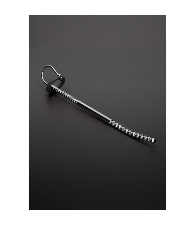 Steel by Shots Urethrale Sonde Multi Beads Met Bewegende Ring Voor Intense Stimulatie