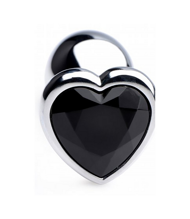 XR Brands XR Brands Zwart Hart Butt Plug 7,1 cm Stevig Comfortabel Accessoire