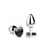XR Brands Stylish Black Heart Butt Plug – Comfortable, Weighted, and Passionate