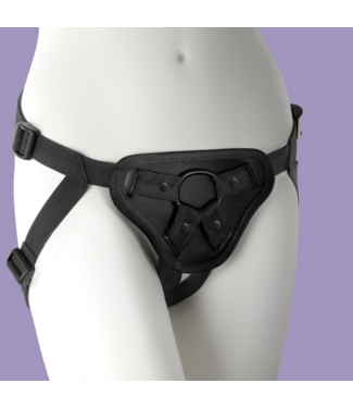 Crushious Verstelbaar Waterdicht Strap-on Harnas Met Kussen En Bulletvak 11,5 cm