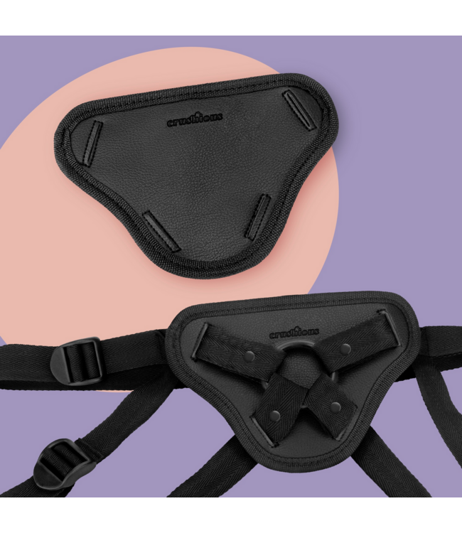Crushious Snap Strap 11,5 cm – Verstellbarer, bequemer Harness für Dildos