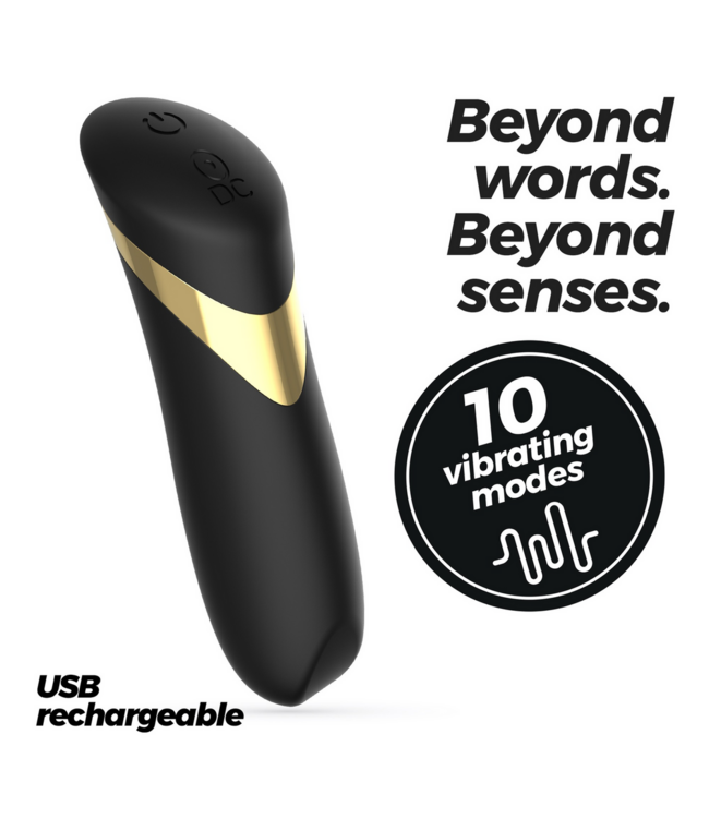 Crushious Blinders Bullet Schwarz – Kompakter, leistungsstarker Vibrator mit 10 Einstellungen