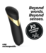 Crushious Crushious Compact Bullet Zwart – Oplaadbare Vibrator Met 10 Modi