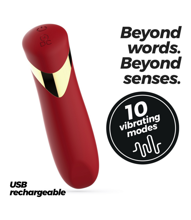 Crushious Blinders Bullet Red - Compact Rechargeable Vibrator with 10 Settings